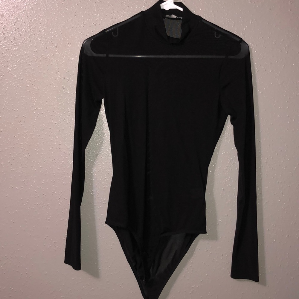 Mesh black long sleeve